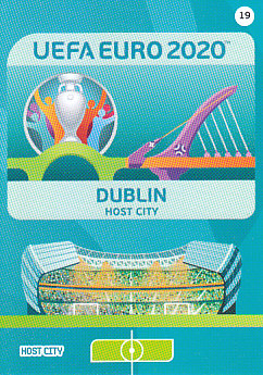 Dublin Republic of Ireland Panini UEFA EURO 2020 CORE - Host City #019